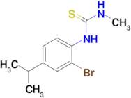 N-(2-bromo-4-isopropylphenyl)-N'-methylthiourea