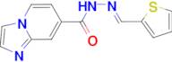 N'-[thien-2-ylmethylene]imidazo[1,2-a]pyridine-7-carbohydrazide