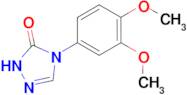 4-(3,4-dimethoxyphenyl)-2,4-dihydro-3H-1,2,4-triazol-3-one