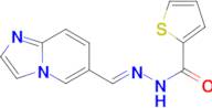 N'-[imidazo[1,2-a]pyridin-6-ylmethylene]thiophene-2-carbohydrazide