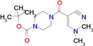 tert-butyl 4-[2-cyano-3-(dimethylamino)prop-2-enoyl]piperazine-1-carboxylate