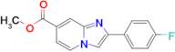 methyl 2-(4-fluorophenyl)imidazo[1,2-a]pyridine-7-carboxylate