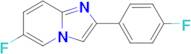 6-fluoro-2-(4-fluorophenyl)imidazo[1,2-a]pyridine