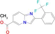 methyl 2-[2-(trifluoromethyl)phenyl]imidazo[1,2-a]pyridine-6-carboxylate