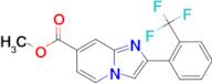 methyl 2-[2-(trifluoromethyl)phenyl]imidazo[1,2-a]pyridine-7-carboxylate