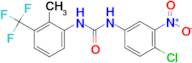 N-(4-chloro-3-nitrophenyl)-N'-[2-methyl-3-(trifluoromethyl)phenyl]urea