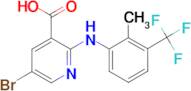 5-bromo-2-{[2-methyl-3-(trifluoromethyl)phenyl]amino}nicotinic acid