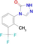 4-[2-methyl-3-(trifluoromethyl)phenyl]-2,4-dihydro-3H-1,2,4-triazol-3-one