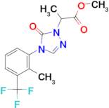 methyl 2-{4-[2-methyl-3-(trifluoromethyl)phenyl]-5-oxo-4,5-dihydro-1H-1,2,4-triazol-1-yl}propanoate