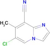 6-chloro-7-methylimidazo[1,2-a]pyridine-8-carbonitrile