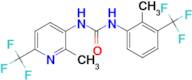 N-[2-methyl-3-(trifluoromethyl)phenyl]-N'-[2-methyl-6-(trifluoromethyl)pyridin-3-yl]urea