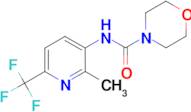 N-[2-methyl-6-(trifluoromethyl)pyridin-3-yl]morpholine-4-carboxamide