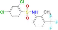 2,4-dichloro-N-[2-methyl-3-(trifluoromethyl)phenyl]benzenesulfonamide