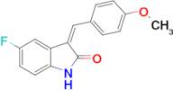 5-fluoro-3-(4-methoxybenzylidene)-1,3-dihydro-2H-indol-2-one