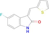 5-fluoro-3-(thien-2-ylmethylene)-1,3-dihydro-2H-indol-2-one