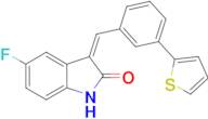 5-fluoro-3-(3-thien-2-ylbenzylidene)-1,3-dihydro-2H-indol-2-one