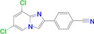 4-(6,8-dichloroimidazo[1,2-a]pyridin-2-yl)benzonitrile
