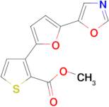 methyl 3-[5-(1,3-oxazol-5-yl)-2-furyl]thiophene-2-carboxylate