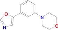 4-[3-(1,3-oxazol-5-yl)phenyl]morpholine