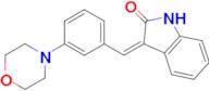 3-(3-morpholin-4-ylbenzylidene)-1,3-dihydro-2H-indol-2-one