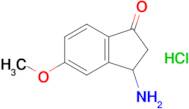 3-amino-5-methoxyindan-1-one hydrochloride