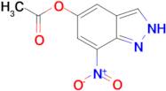 7-nitro-1H-indazol-5-yl acetate