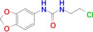 N-1,3-benzodioxol-5-yl-N'-(2-chloroethyl)urea