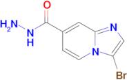 3-bromoimidazo[1,2-a]pyridine-7-carbohydrazide