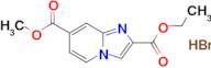 2-ethyl 7-methyl imidazo[1,2-a]pyridine-2,7-dicarboxylate hydrobromide