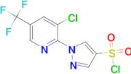 1-[3-chloro-5-(trifluoromethyl)pyridin-2-yl]-1H-pyrazole-4-sulfonyl chloride