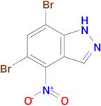 5,7-dibromo-4-nitro-1H-indazole,technical grade