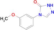 4-(3-methoxyphenyl)-2,4-dihydro-3H-1,2,4-triazol-3-one