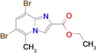 ethyl 6,8-dibromo-5-methylimidazo[1,2-a]pyridine-2-carboxylate