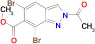 methyl 2-acetyl-5,7-dibromo-2H-indazole-6-carboxylate