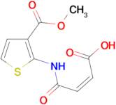 4-{[3-(methoxycarbonyl)thien-2-yl]amino}-4-oxobut-2-enoic acid