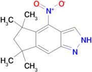 5,5,7,7-tetramethyl-4-nitro-1,5,6,7-tetrahydrocyclopenta[f]indazole