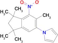 1-(1,1,3,3,6-pentamethyl-7-nitro-2,3-dihydro-1H-inden-5-yl)-1H-pyrrole