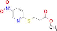 methyl 3-[(5-nitropyridin-2-yl)thio]propanoate