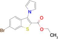 ethyl 6-bromo-3-(1H-pyrrol-1-yl)-1-benzothiophene-2-carboxylate