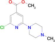 methyl 2-chloro-6-(4-methylpiperazin-1-yl)isonicotinate