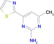 4-methyl-6-(1,3-thiazol-2-yl)pyrimidin-2-amine