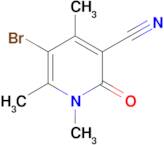 5-bromo-1,4,6-trimethyl-2-oxo-1,2-dihydropyridine-3-carbonitrile