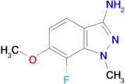 7-fluoro-6-methoxy-1-methyl-1H-indazol-3-amine