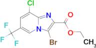 ethyl 3-bromo-8-chloro-6-(trifluoromethyl)imidazo[1,2-a]pyridine-2-carboxylate