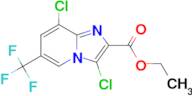 ethyl 3,8-dichloro-6-(trifluoromethyl)imidazo[1,2-a]pyridine-2-carboxylate