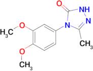 4-(3,4-dimethoxyphenyl)-5-methyl-2,4-dihydro-3H-1,2,4-triazol-3-one