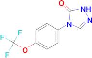 4-[4-(trifluoromethoxy)phenyl]-2,4-dihydro-3H-1,2,4-triazol-3-one