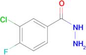 3-chloro-4-fluorobenzohydrazide