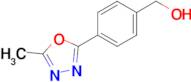 [4-(5-methyl-1,3,4-oxadiazol-2-yl)phenyl]methanol