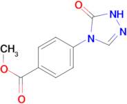 methyl 4-(5-oxo-1,5-dihydro-4H-1,2,4-triazol-4-yl)benzoate